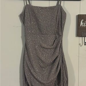 Windsor Sparkling Gray Mini Dress